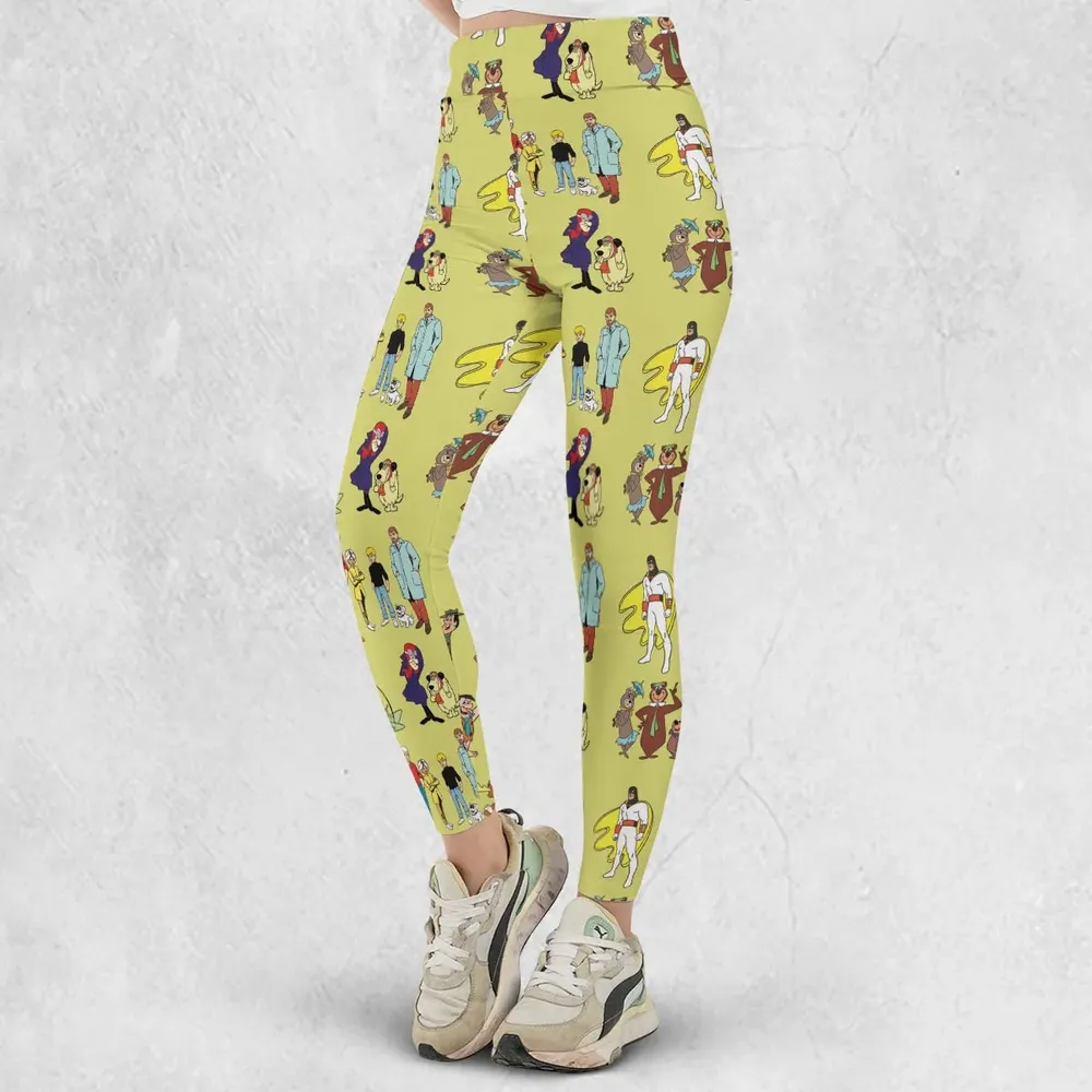 60s Cartoon Characters Legging - 2