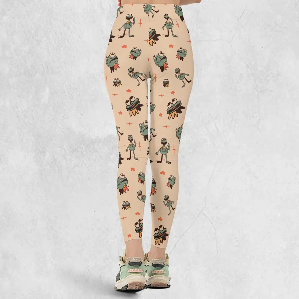 Kermit The Frog Doodles Legging - 3