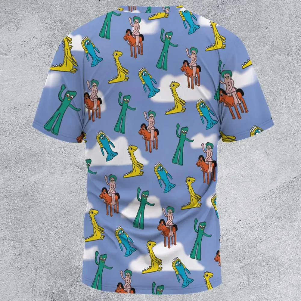 Gumby Characters All-Over Print Unisex T-Shirt - 2