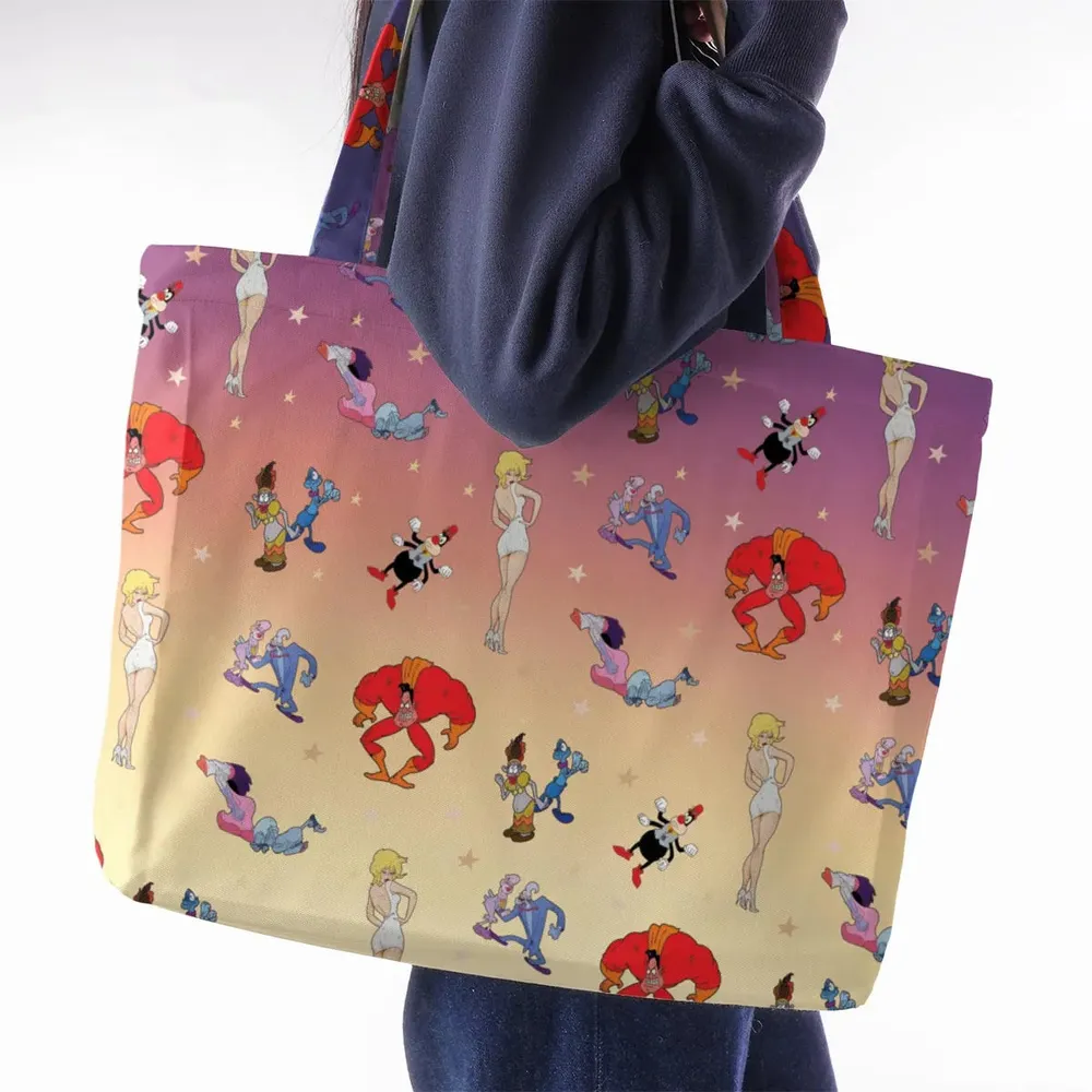 Cool World Cartoon Characters Large Tote Bag - 2