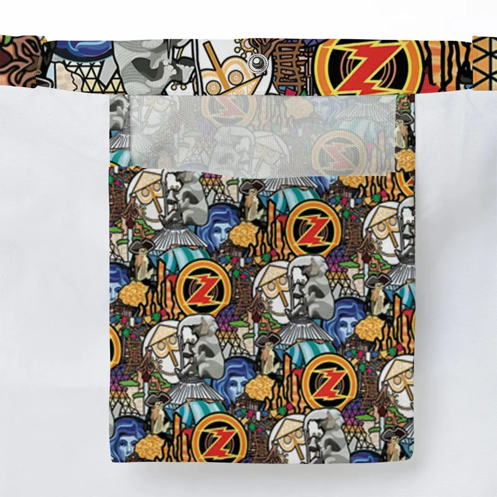 Ride Icon Collage Large Tote Bag - 3