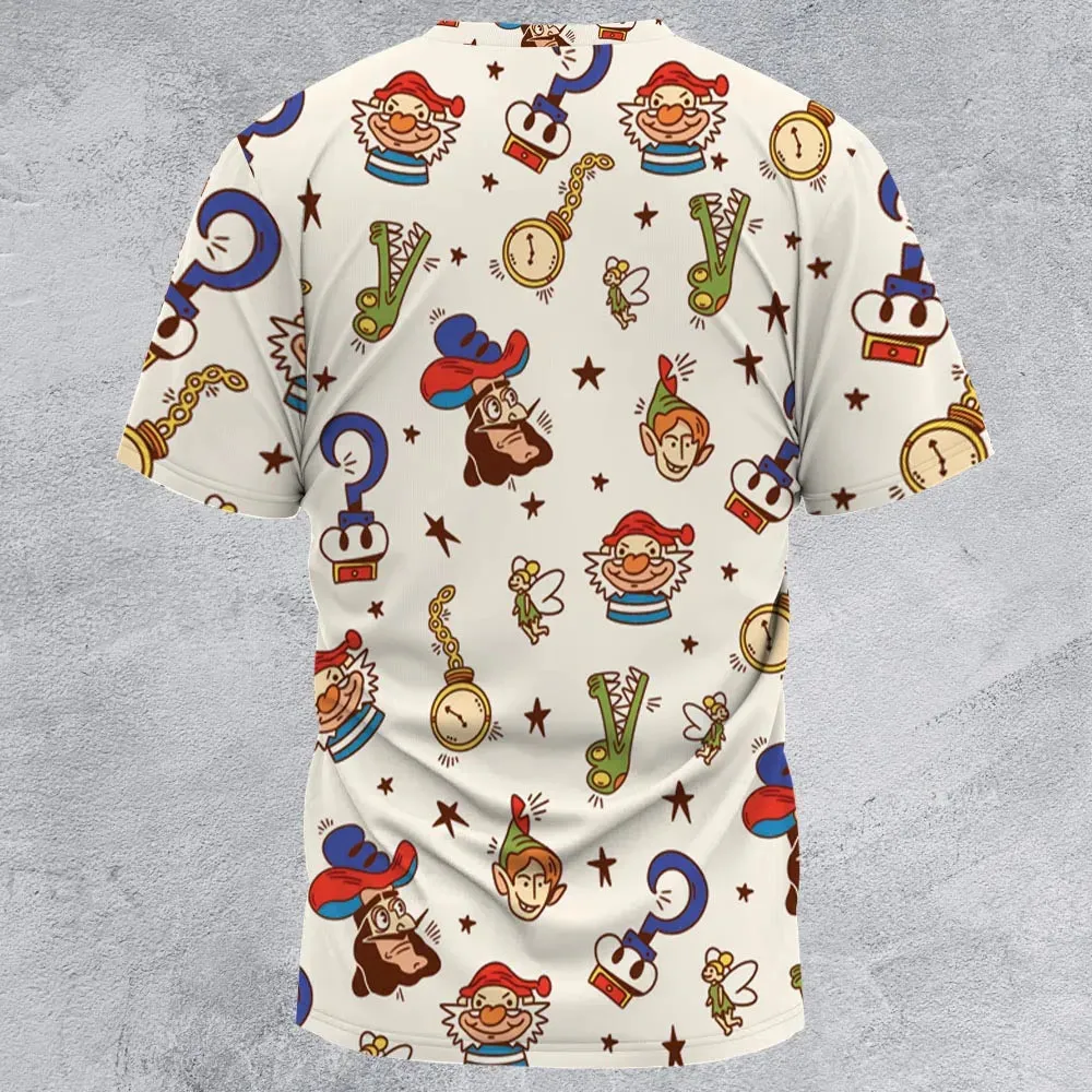 Fly With Pan Peter Pan All-Over Print Unisex T-Shirt - 2