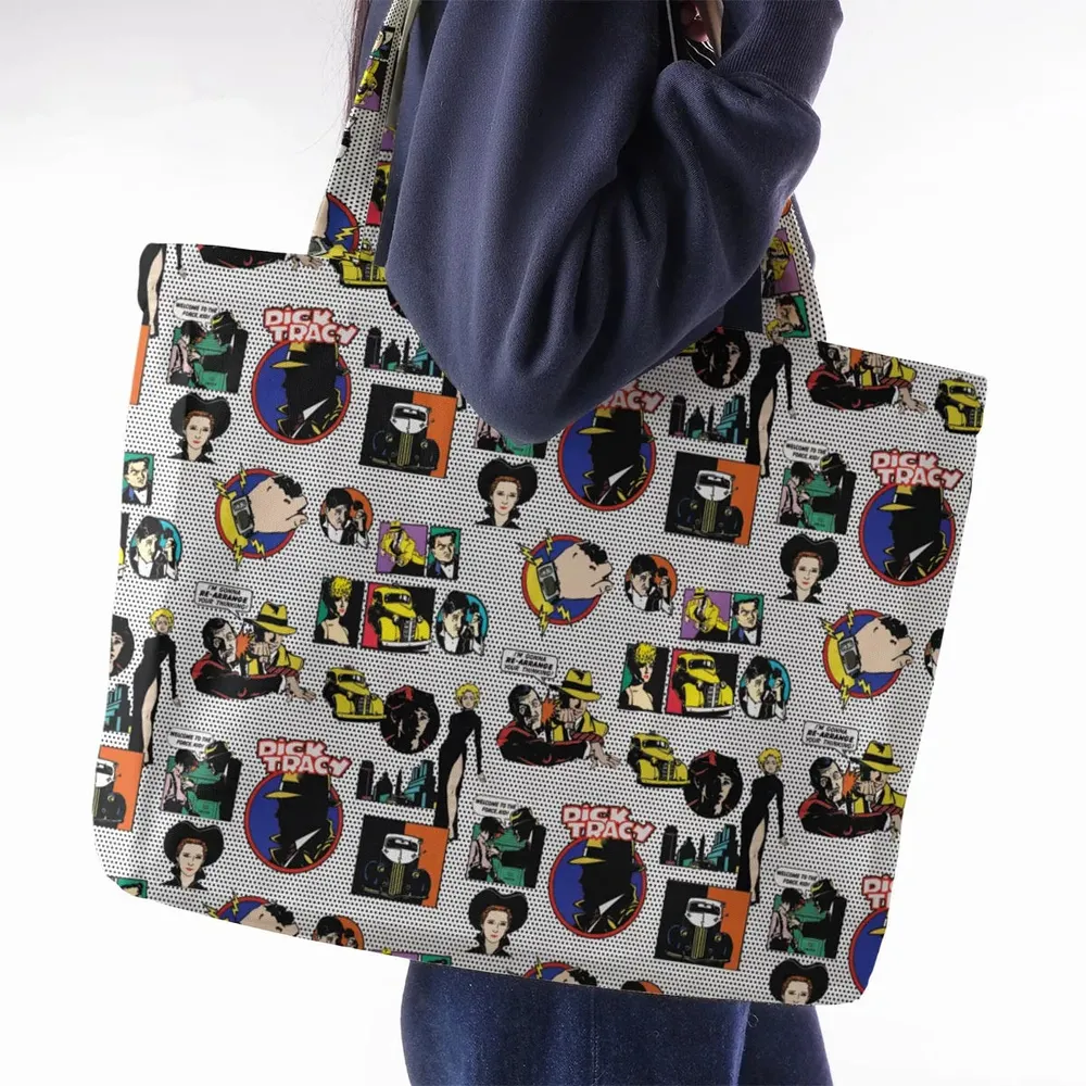 Vintage 90s Dick Tracy Large Tote Bag - 2