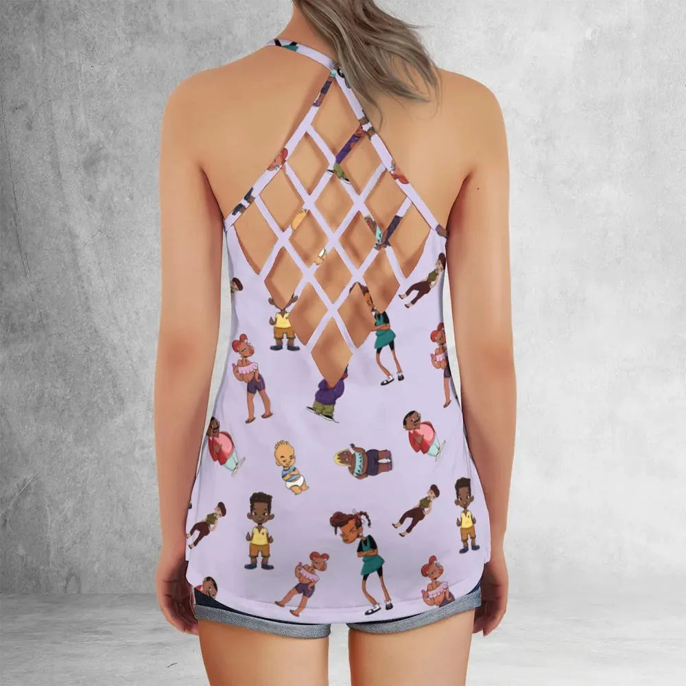 Bebe's Kids Characters Criss Cross Tank Top - 3