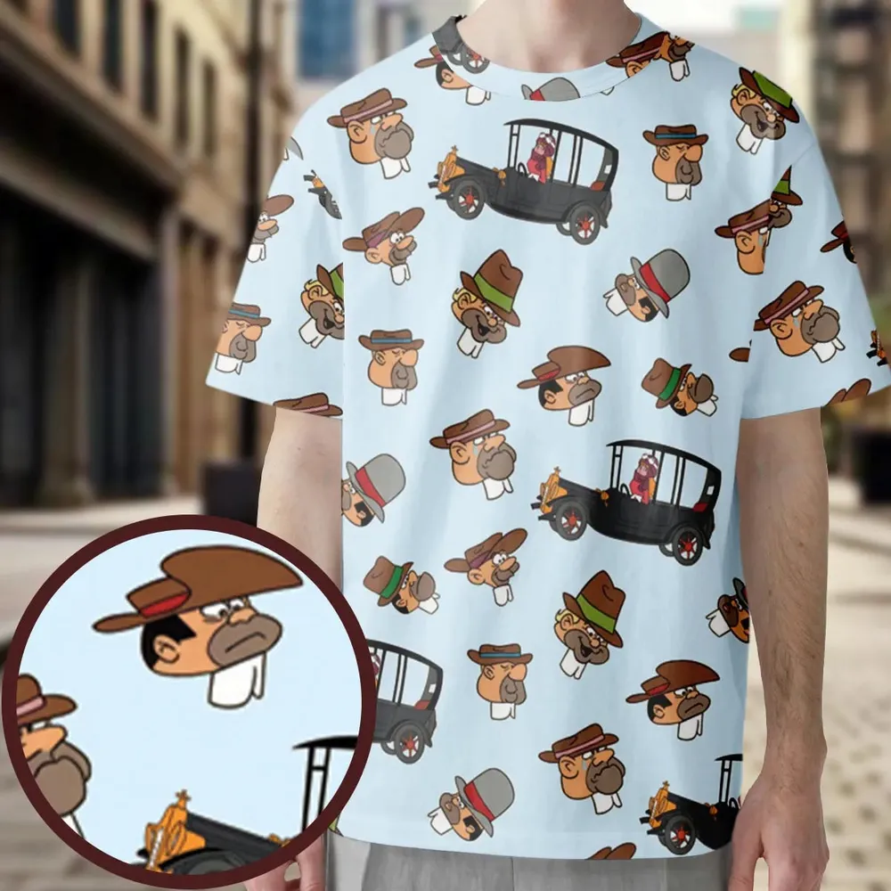 The Perils of Penelope Pitstop All-Over Print Unisex T-Shirt - 3