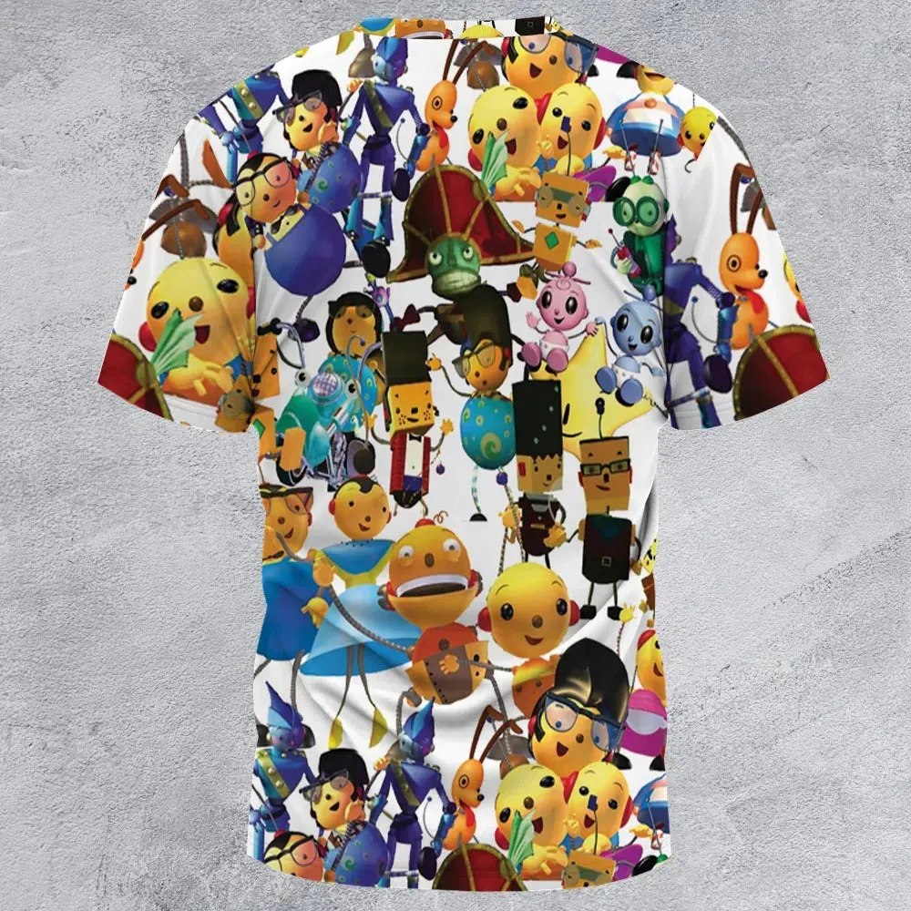 Rolie Polie Olie Seamless All-Over Print Unisex T-Shirt - 2