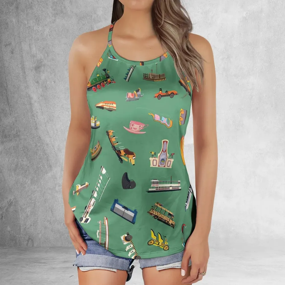Ride The Vibe Criss Cross Tank Top - 2