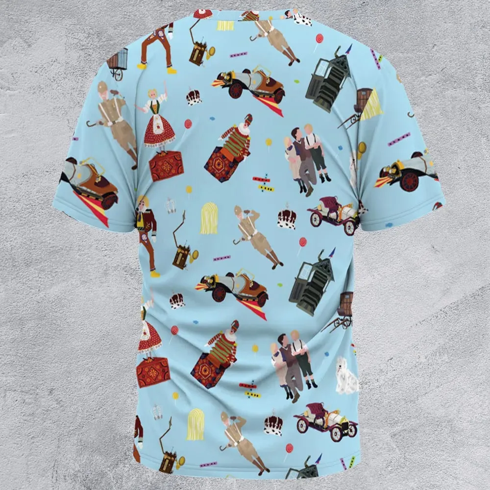 Chitty Chitty Bang Bang Patterns All-Over Print Unisex T-Shirt - 2