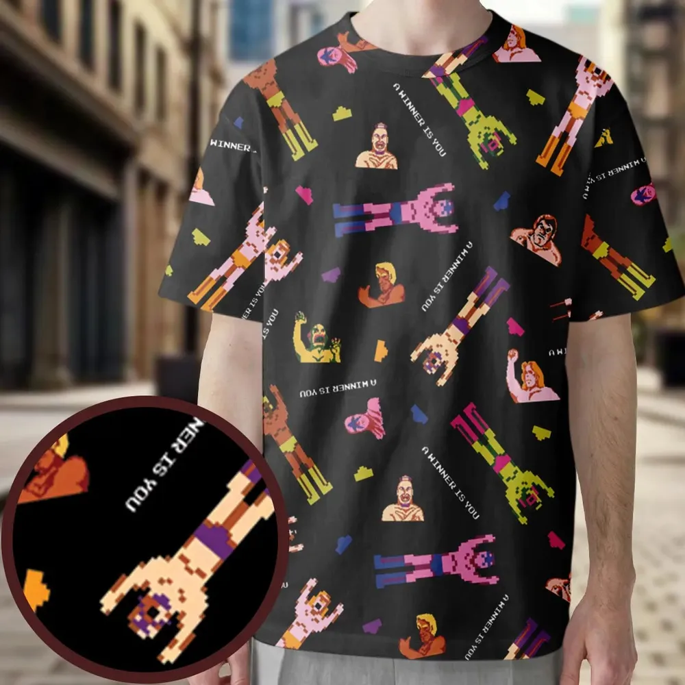 Wrestling Fighters Pro Wrestling All-Over Print Unisex T-Shirt - 3