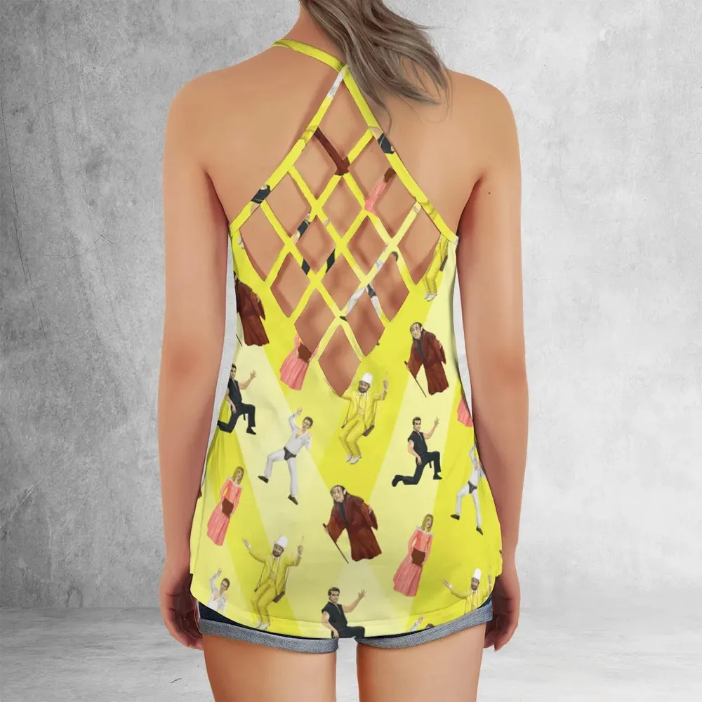 The Nightman Cometh Criss Cross Tank Top - 3