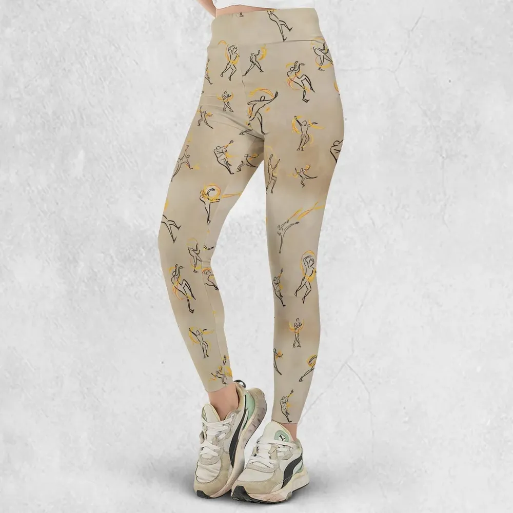 Fire Scroll Avatar The Last Airbender Legging - 2