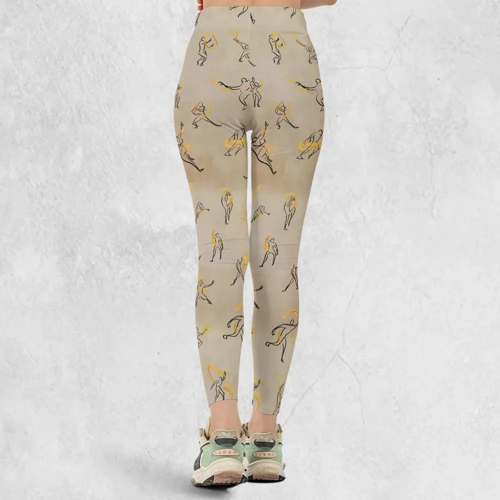 Fire Scroll Avatar The Last Airbender Legging - 3