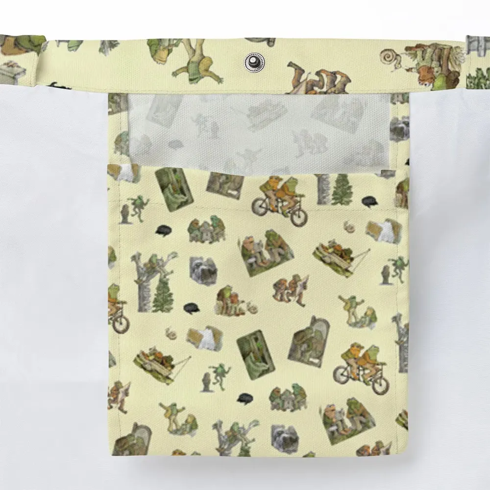 Frog and Toad Pattern Large Tote Bag - 3