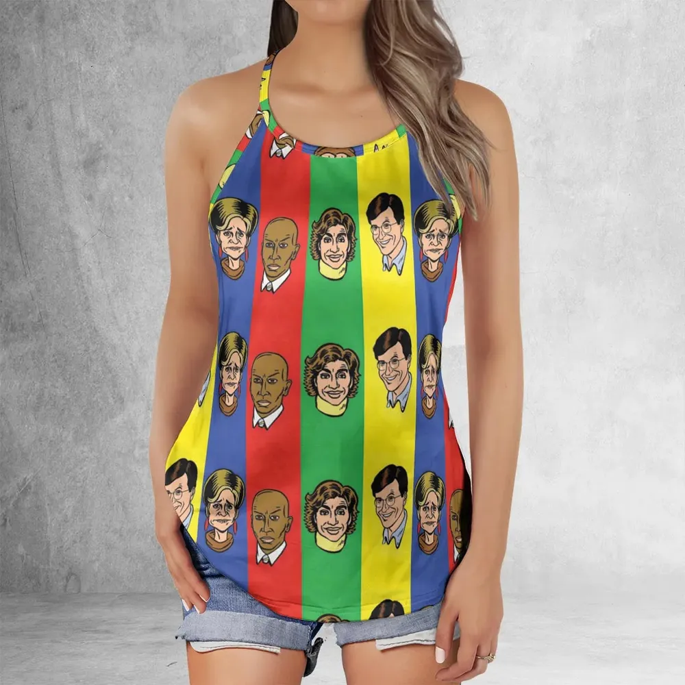 Jerri and Friends Strangers With Candy Criss Cross Tank Top - 2