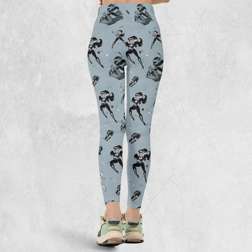 Faster Pussycat Kill Kill Characters Legging - 3