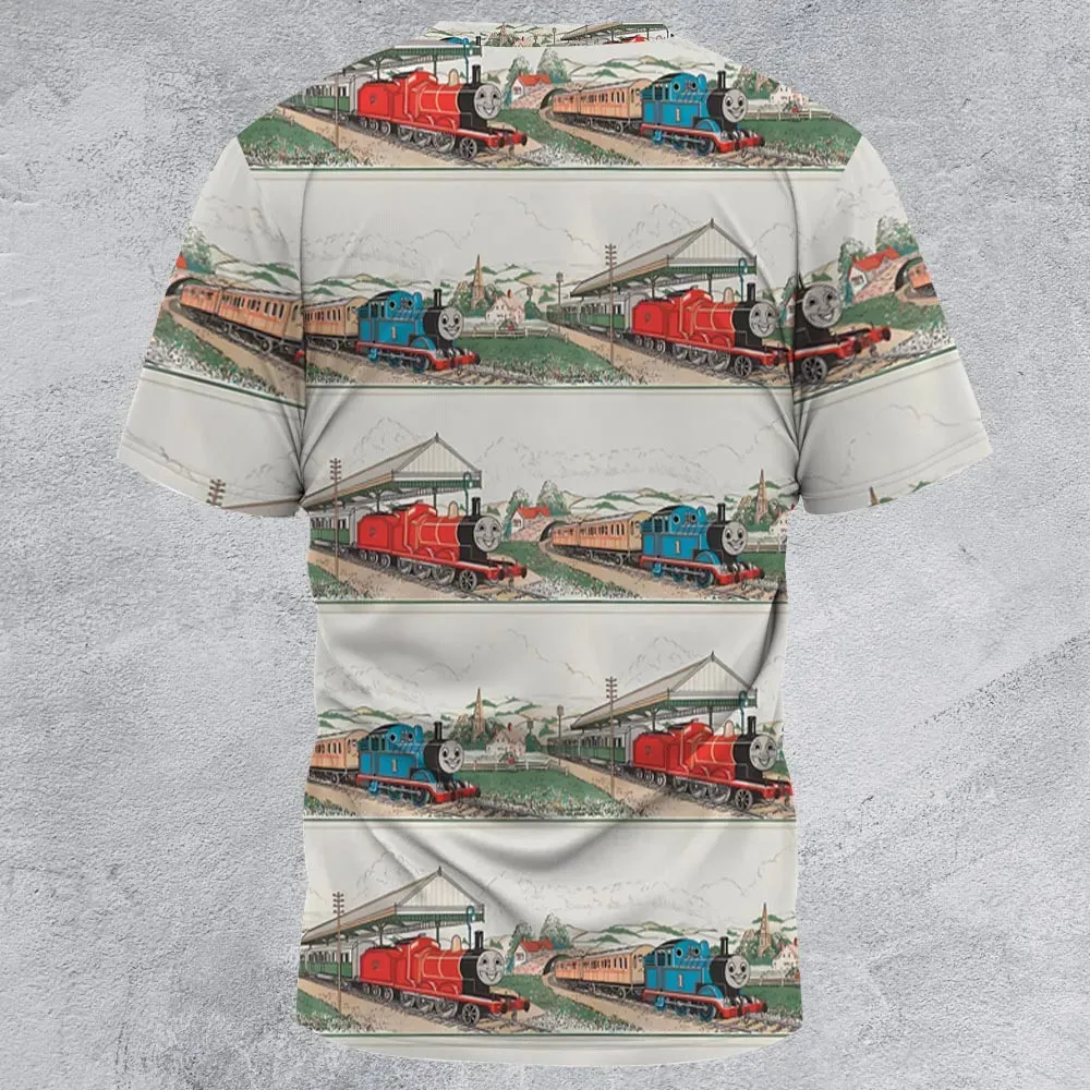 Vintage Thomas & James All-Over Print Unisex T-Shirt - 2
