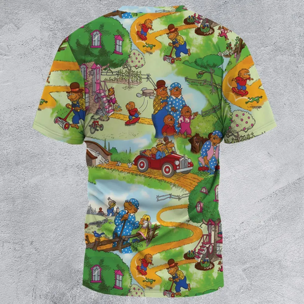 A Big Treehouse Berenstain Bears All-Over Print Unisex T-Shirt - 2