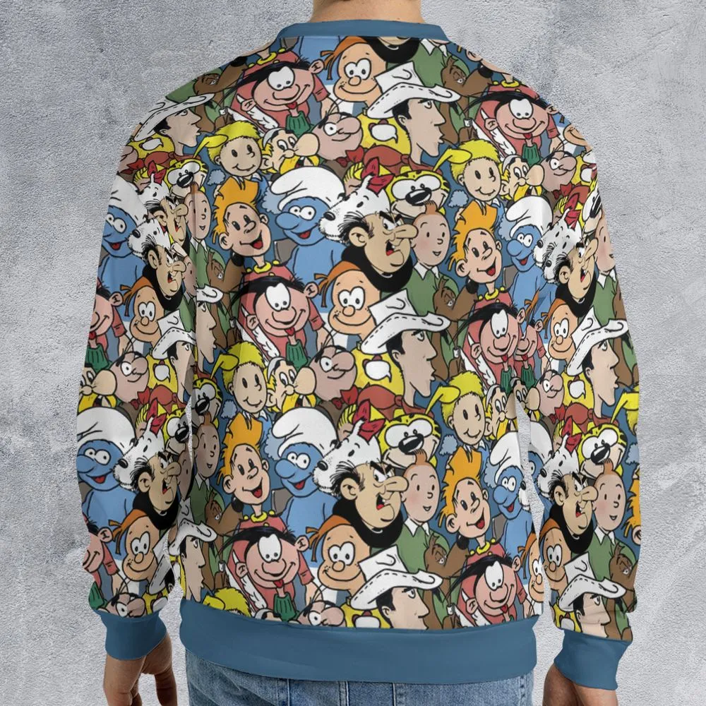 All-over Print Sweatshirt - UKZRX41T -  - 2