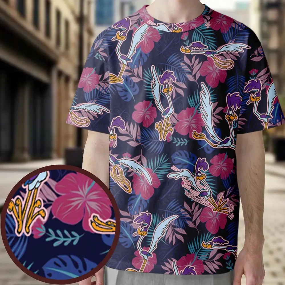 The Road Runner All-Over Print Unisex T-Shirt - 3
