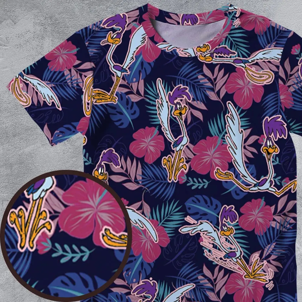 The Road Runner All-Over Print Unisex T-Shirt - 4