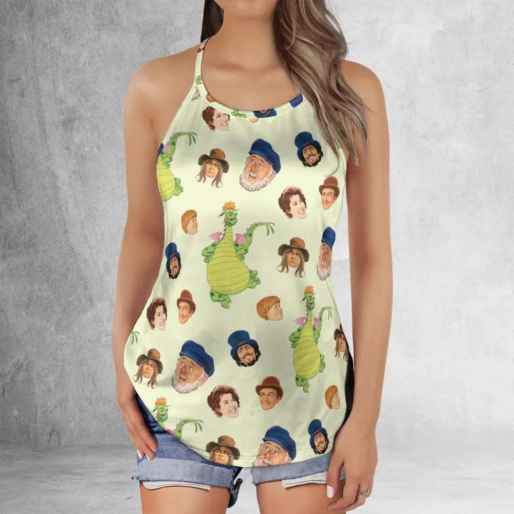Pete's Dragon Characters Criss Cross Tank Top - 2
