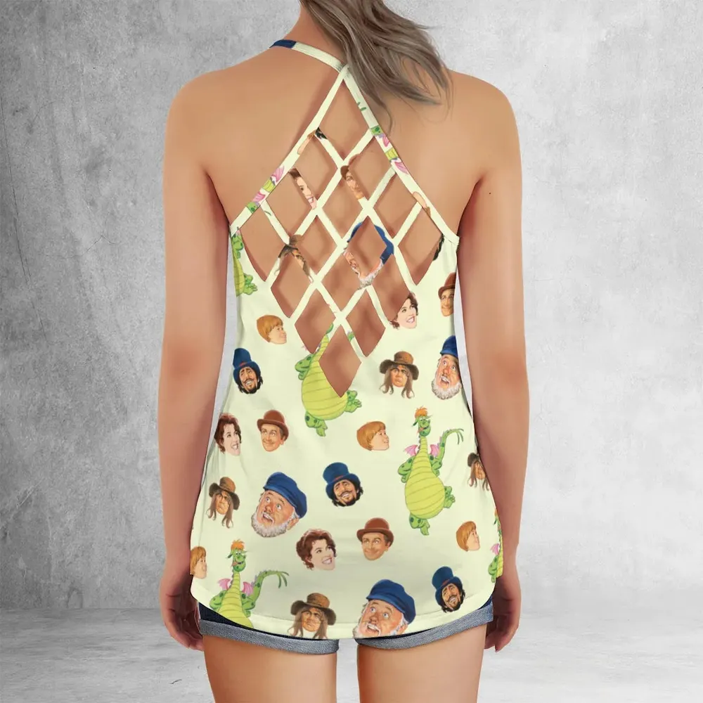 Pete's Dragon Characters Criss Cross Tank Top - 3