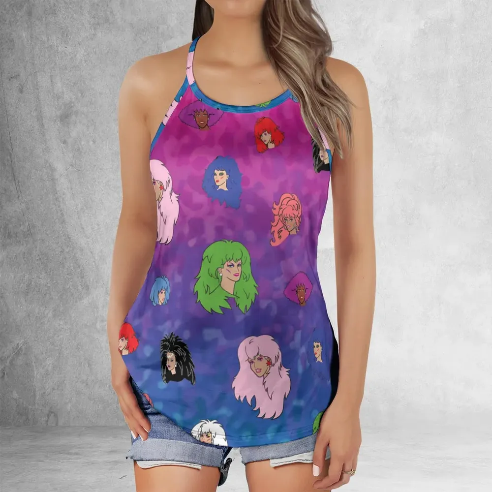 Misfits and Hologram  Jem and the Holograms Criss Cross Tank Top - 2