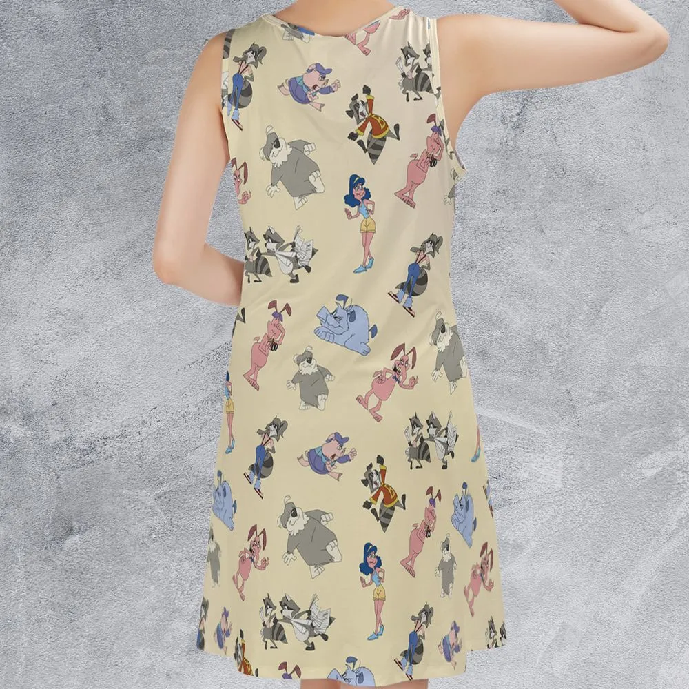 Sleeveless Dress - B8VPZQ7N -  - 2