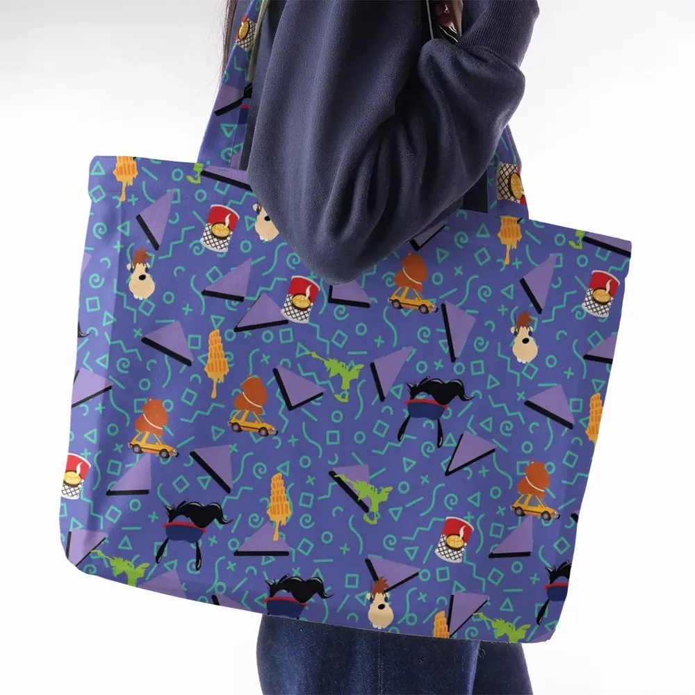 90's Styled Goofy Movie Large Tote Bag - 2