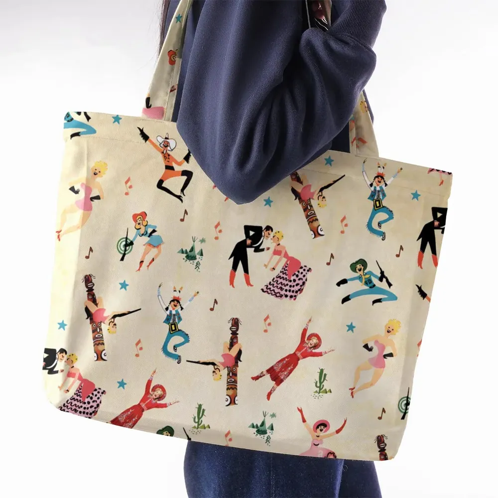 Annie Get Your Gun Characters Large Tote Bag - 2