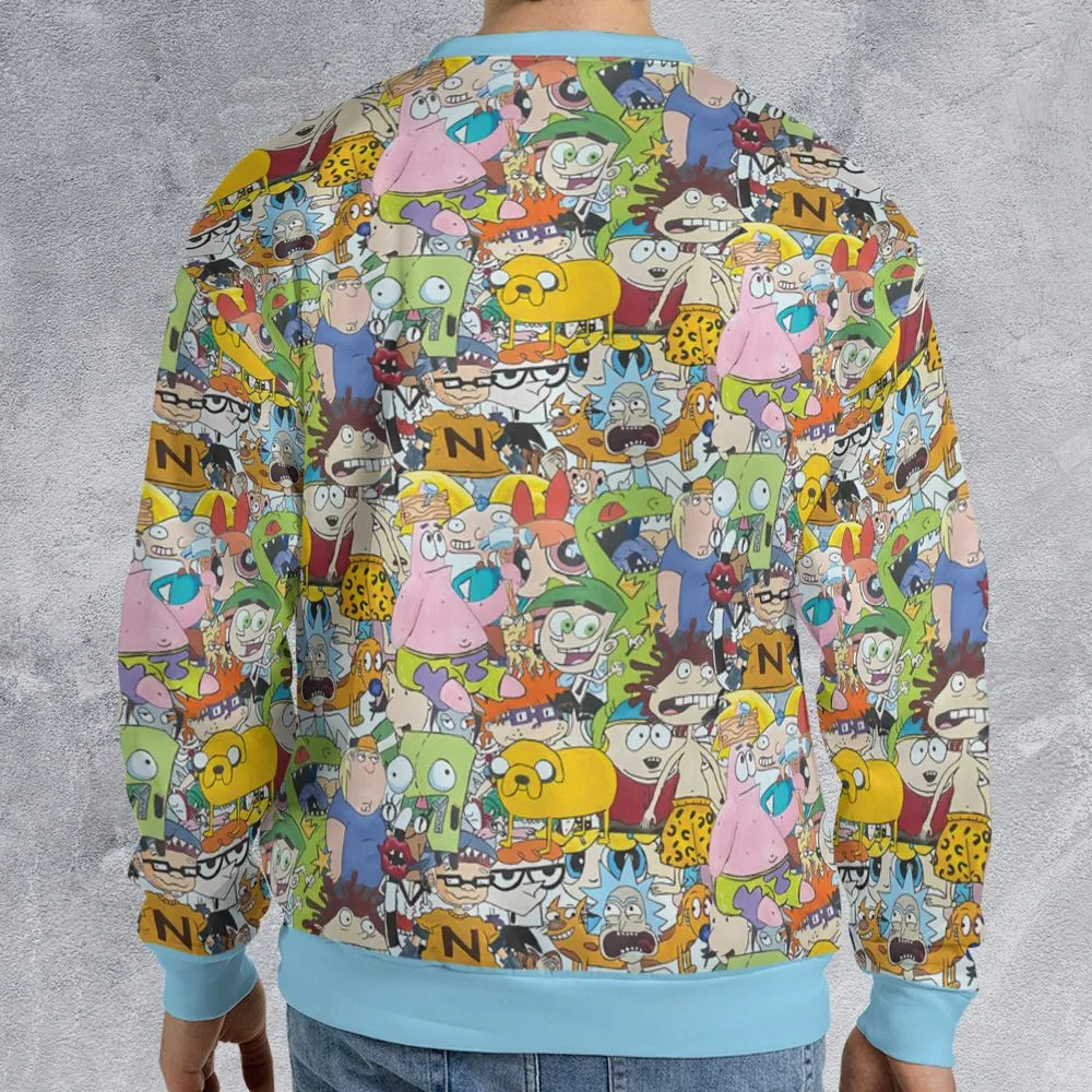 All-over Print Sweatshirt - SZC2ASBH -  - 2