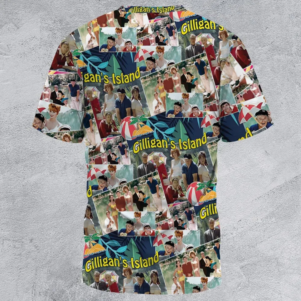 Island Time Gilligan's Island All-Over Print Unisex T-Shirt - 2