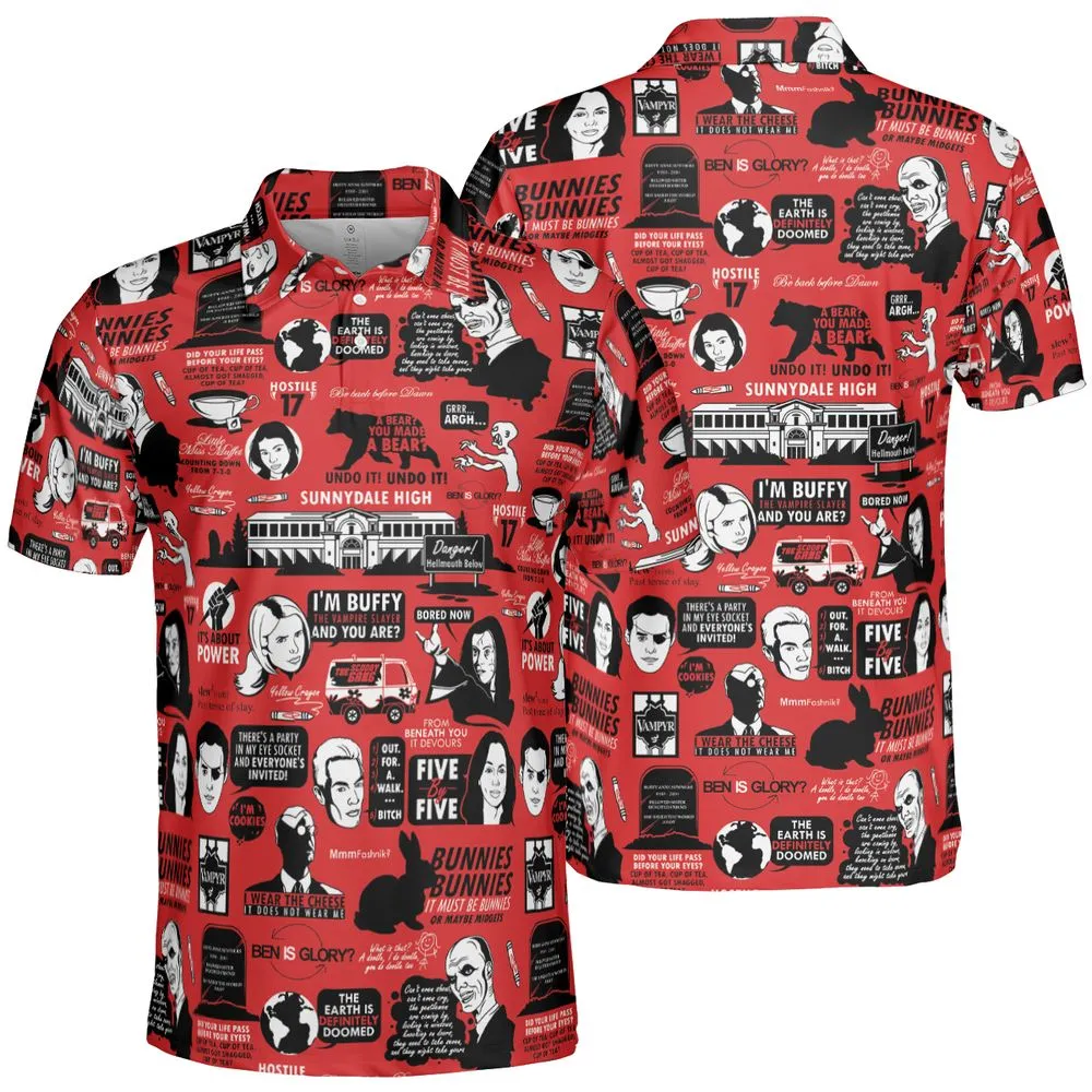 AOP Men/Women Polo Shirt - UPT3VXTV -  - 2