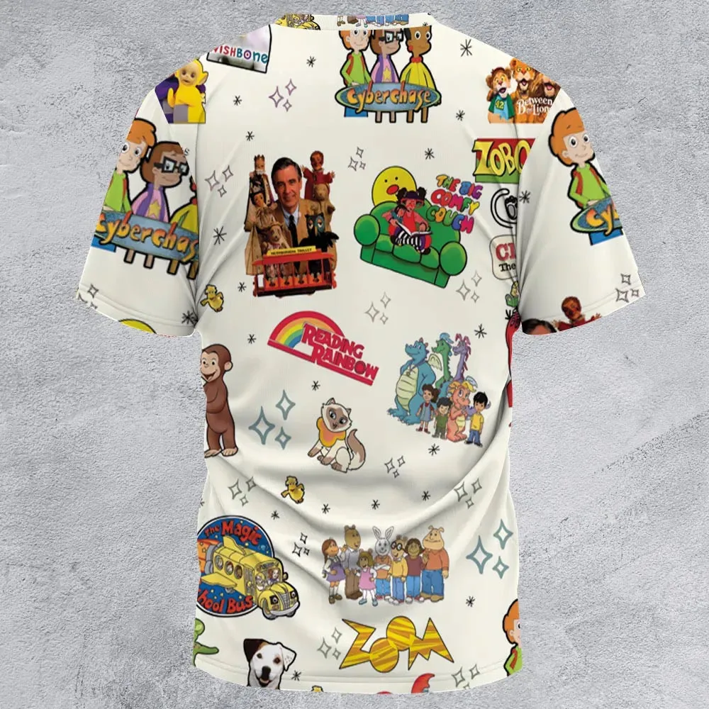 If You Were A PBS Kid All-Over Print Unisex T-Shirt - 2