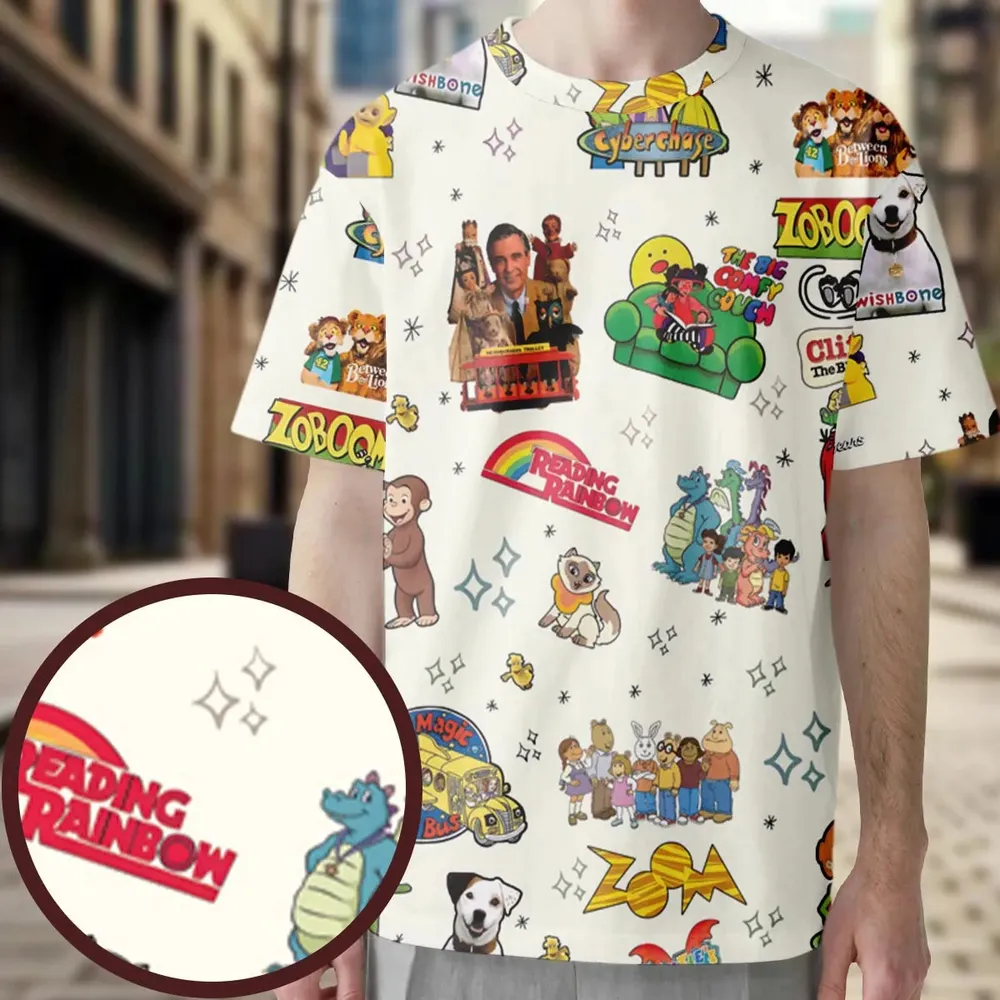 If You Were A PBS Kid All-Over Print Unisex T-Shirt - 3