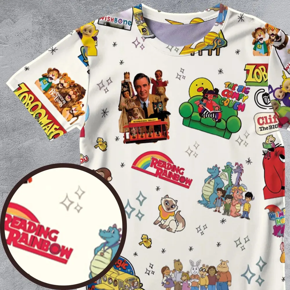 If You Were A PBS Kid All-Over Print Unisex T-Shirt - 4