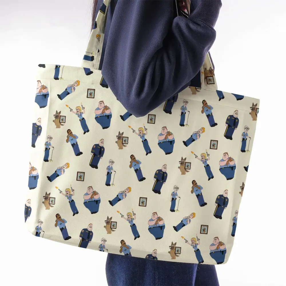 Cop Comedy Paradise Pd Large Tote Bag - 2