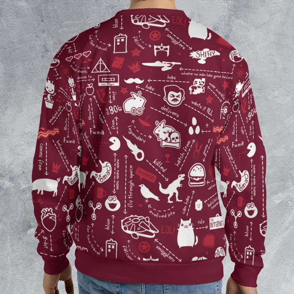 All-over Print Sweatshirt - 7AYCQAF5 -  - 2