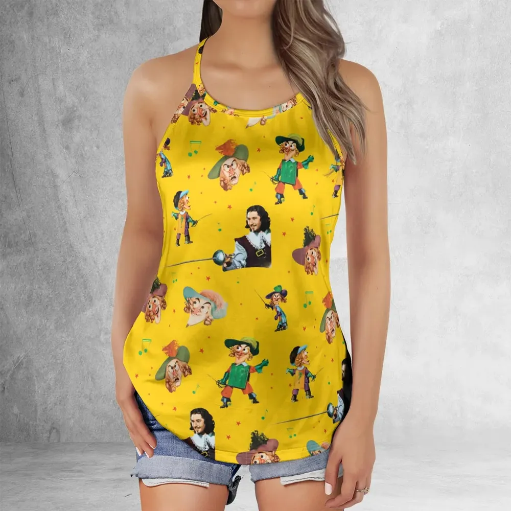 The Three Musketeers Ritz Brothers Criss Cross Tank Top - 2