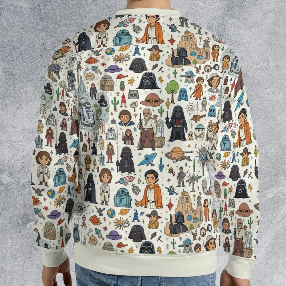 All-over Print Sweatshirt - 2A9VY7XF -  - 2