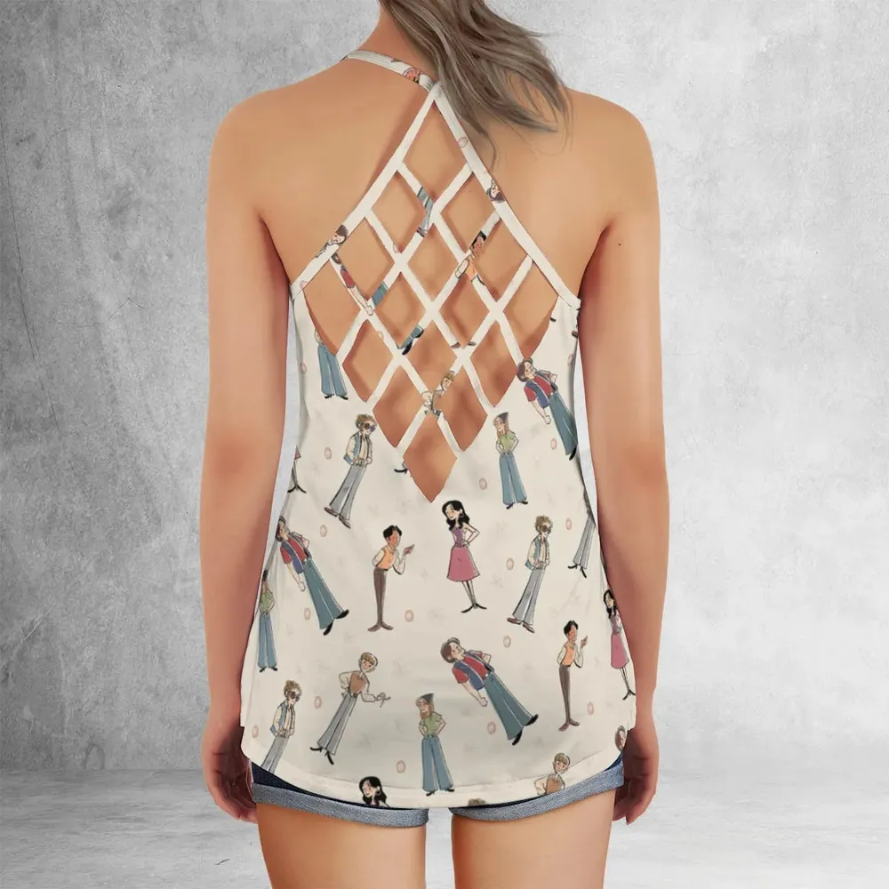 Seventies Vibes That '70s Show Criss Cross Tank Top - 3
