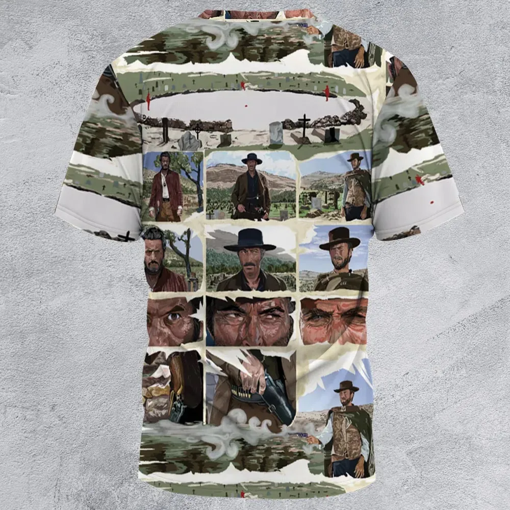 The Man With No Name The Good The Bad and The Ugly All-Over Print Unisex T-Shirt - 2