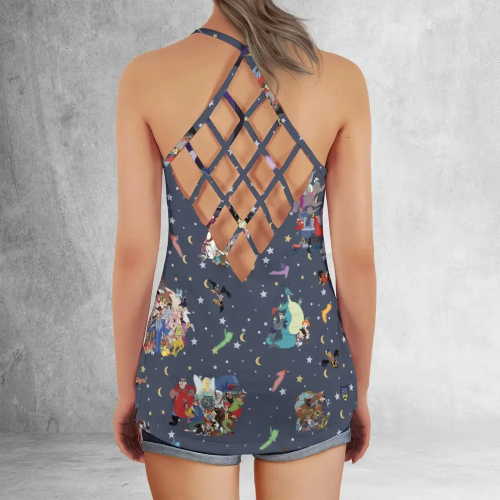 Classic Cartoon 1937-1949 Criss Cross Tank Top - 3