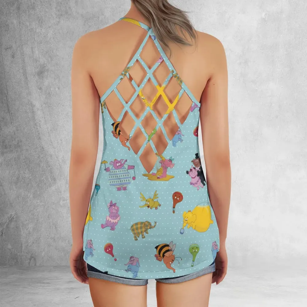 Heffalumps and Woozles Winnie the Pooh Criss Cross Tank Top - 3