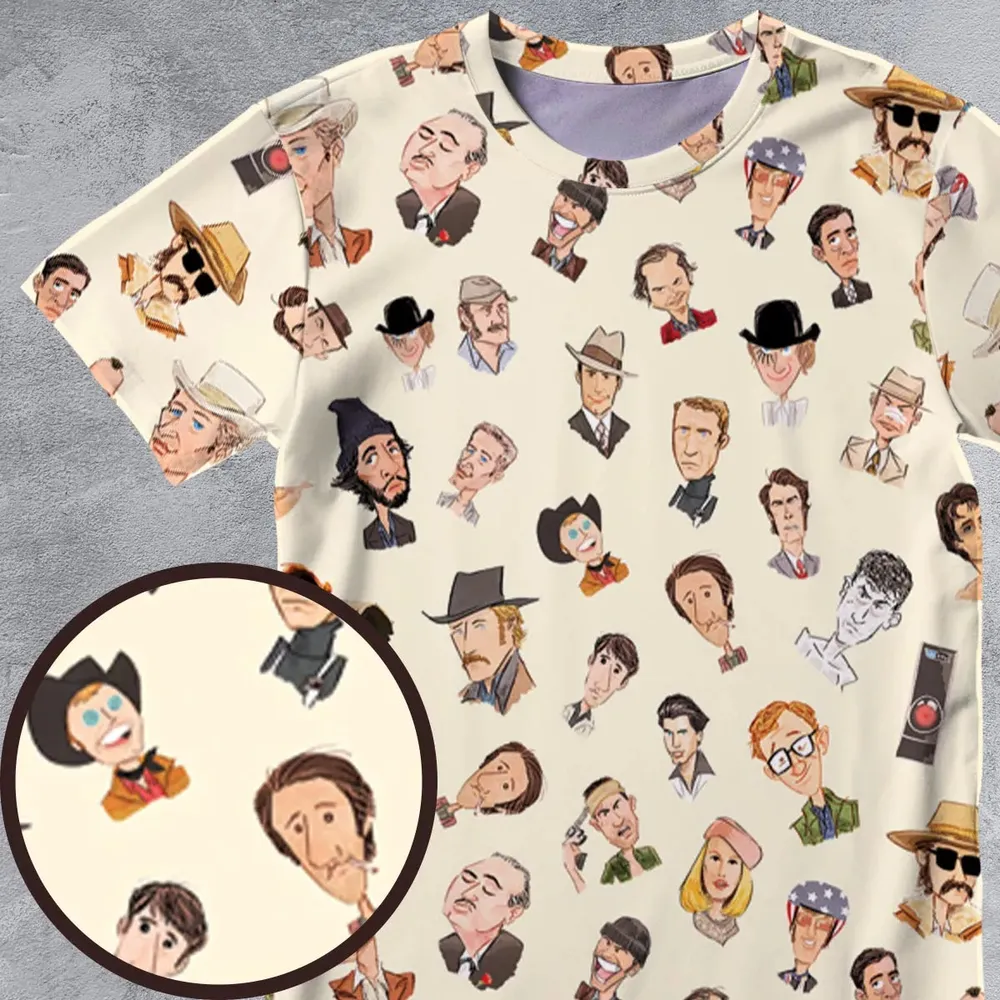 Easy Riders And Raging Bulls Characters All-Over Print Unisex T-Shirt - 4