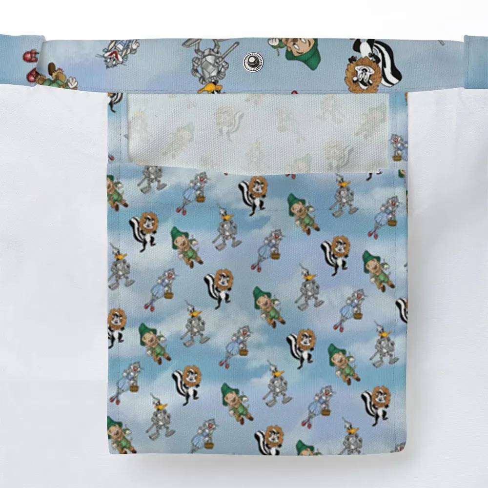 The Wizard Of Draws Looney Tunes Large Tote Bag - 3