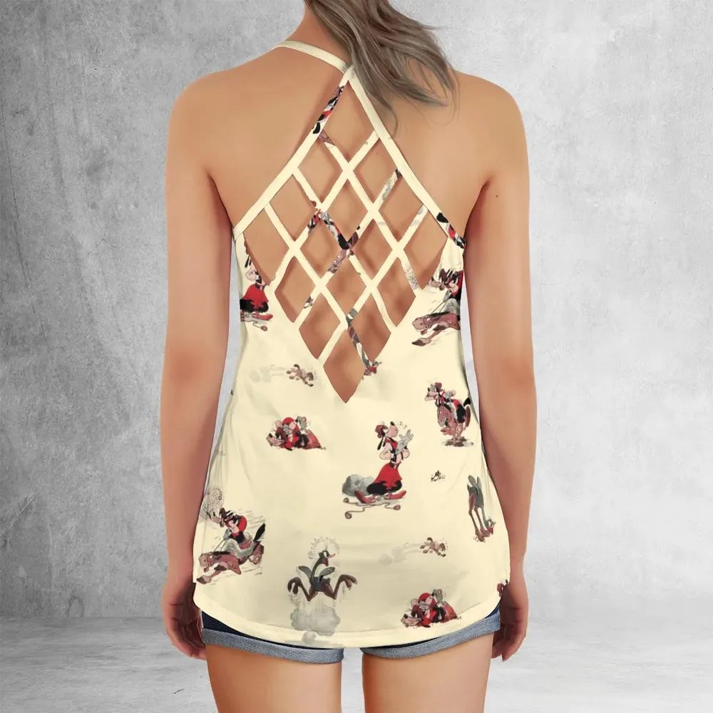 El Gaucho Goofy Criss Cross Tank Top - 3