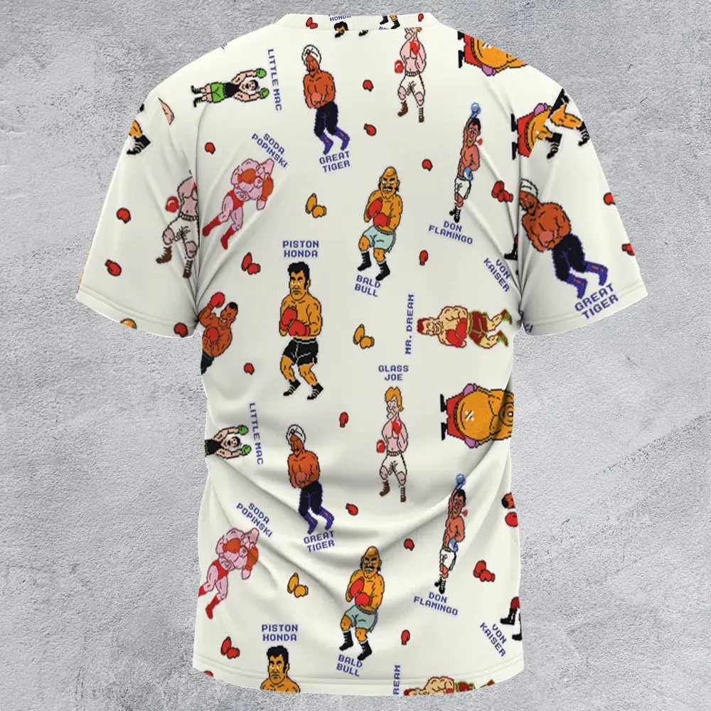 Retro Game Punch Out All-Over Print Unisex T-Shirt - 2