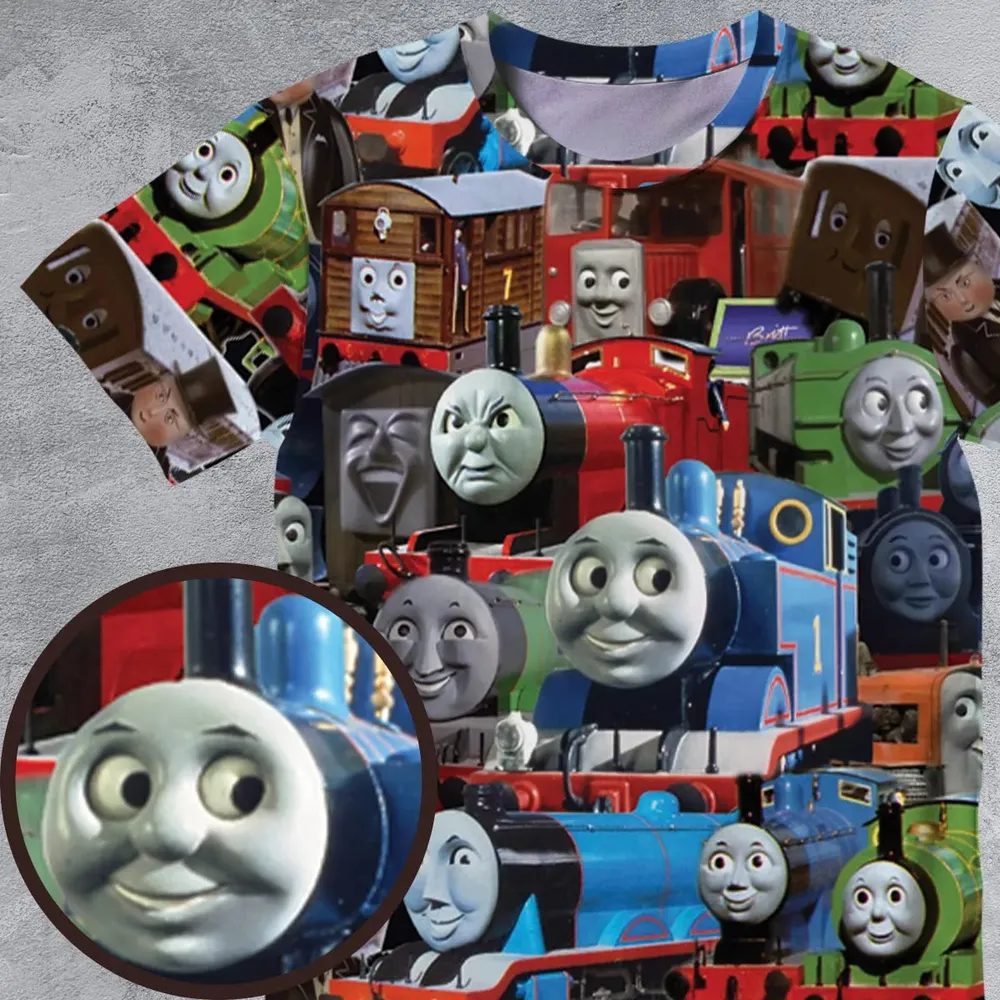 Thomas The Tank Engine All-Over Print Unisex T-Shirt - 4