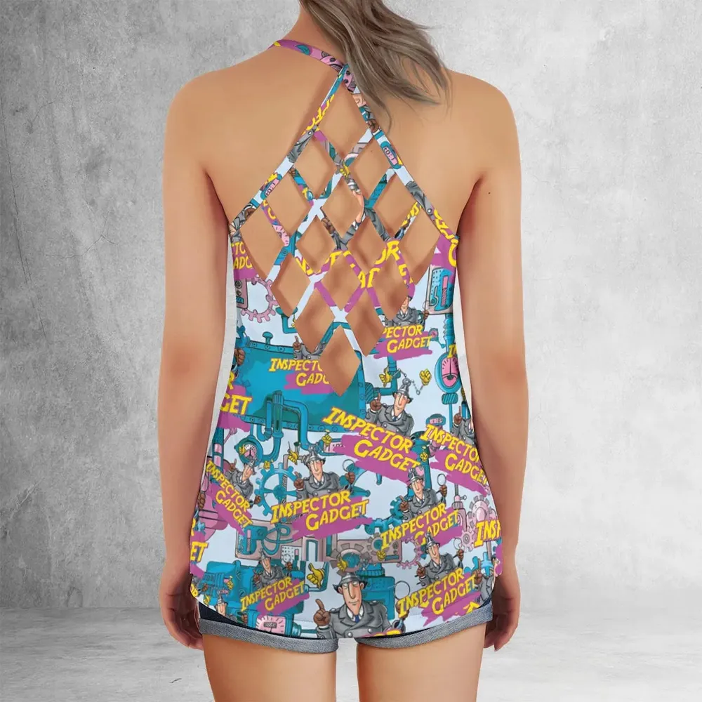 Inspector Mode Inspector Gadget Criss Cross Tank Top - 3